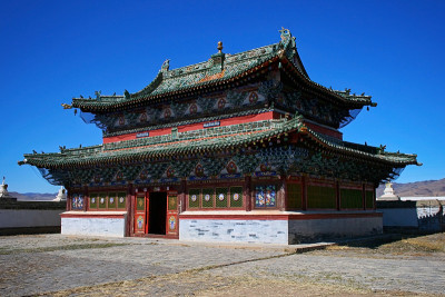 蒙古国喀喇昆仑地区的额尔德尼祖乌希德寺的巴伦祖乌庙，是奥尔孔谷文化景观世界遗产地之一。