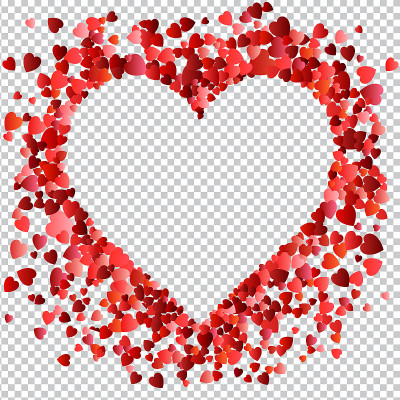 Happy Valentines day Love. Decorative heart backgr