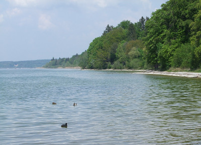 在巴伐利亚的Ammersee