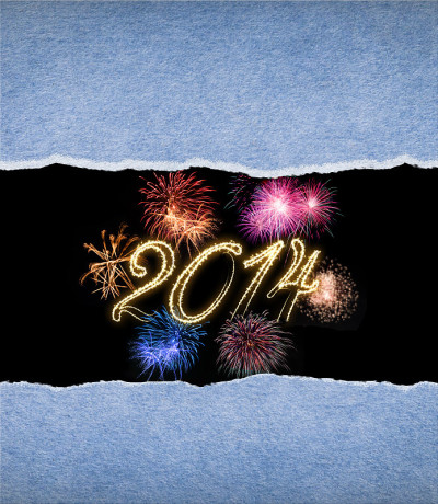 2014年新年庆祝背景