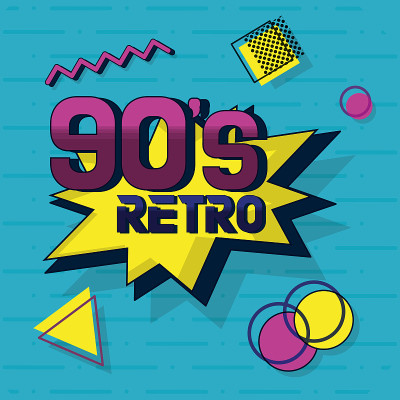 90年代复古卡片设计