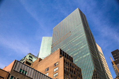 城市建筑外观的城市景观