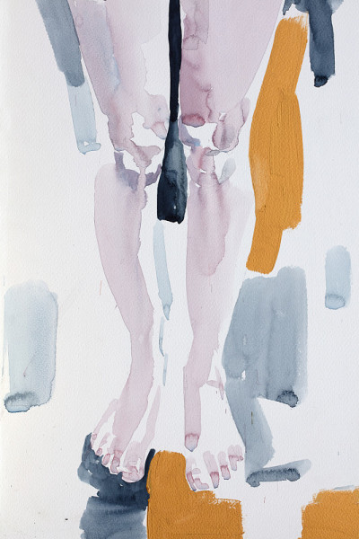 人物、水彩画、插画