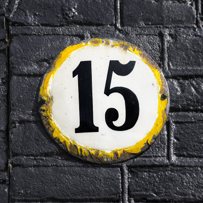门牌号15