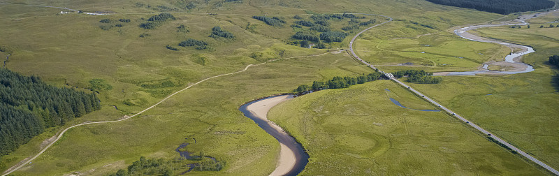 西高地路步道和Buachaille Etive Mor苏格兰