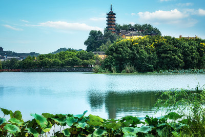 镇江金山寺历史文化遗产建筑景观