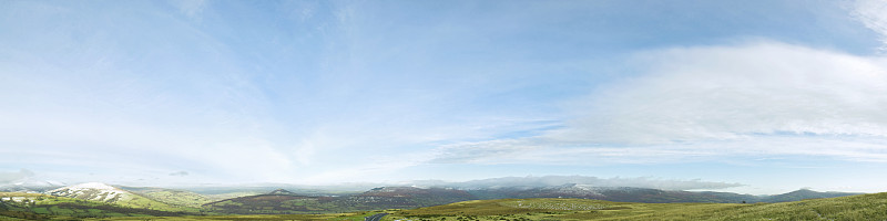 山的场景。