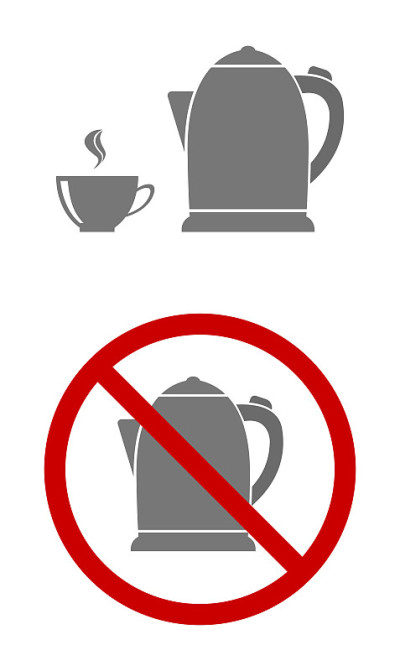 茶壶与茶杯的图标