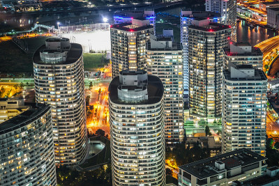 横滨地标大厦的夜景