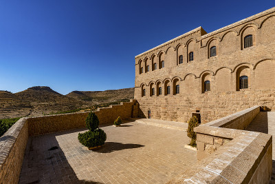 Artuklu, Mardin / Turkey, 2018年6月10日。马汀的德鲁扎法修道和叙利亚