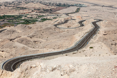 阿尔Ain的Jebel Hafeet山