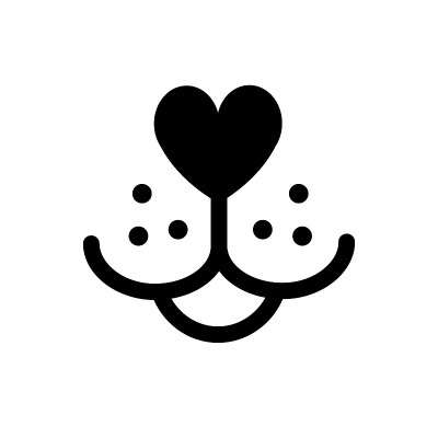 向量扁狗鼻子嘴