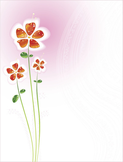 花朵样式的宝石