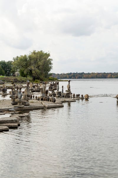 2017 Inukshuks在Remics Rapids