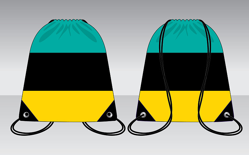 Drawstring Bag Design Vector