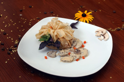 蘑菇煎饼