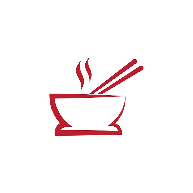 碗食物向量