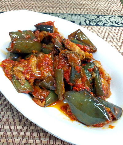 印度尼西亚食物——参巴茄子