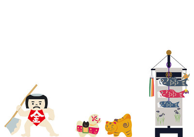 Amulet doll for May festival.Symbol of Japan's ear