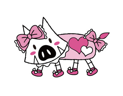 野猪角色插画