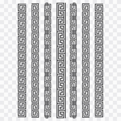 Vector Greek ornament. Greek ornament flat style