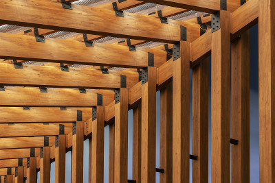 现代建筑室内。构建抽象的背景