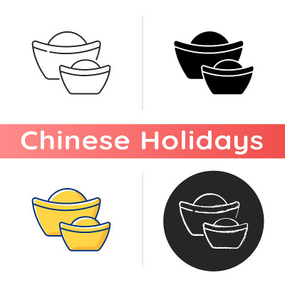 中国金锭的象征