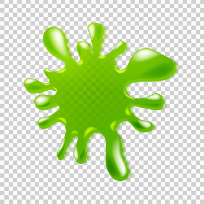 Realistic green slime