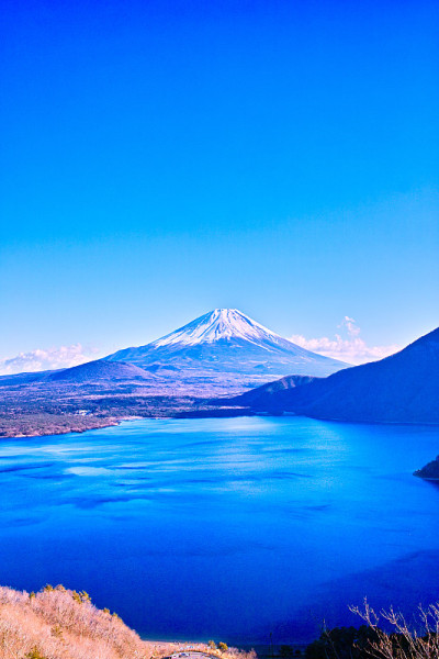 元津湖的富士山