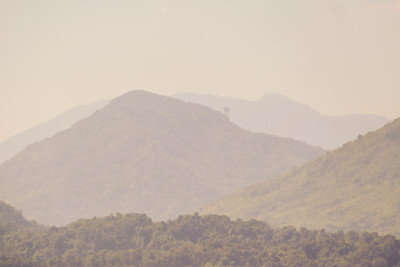 山景，数码照片图片为背景