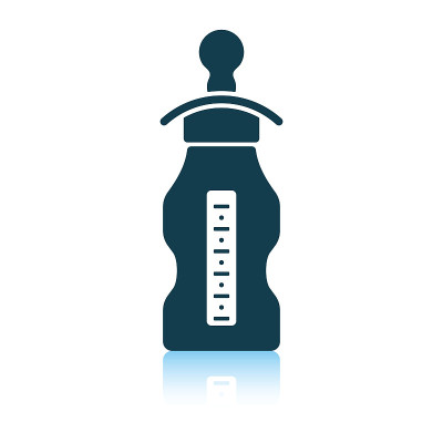 Baby bottle icon