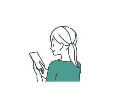 女人使用智能手机