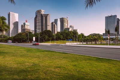 现代城市道路,深圳