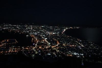 函馆夜景。
