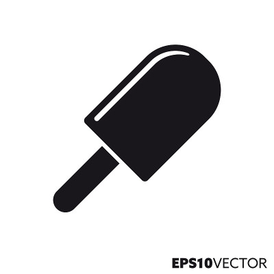 Popsicle vector glyph icon