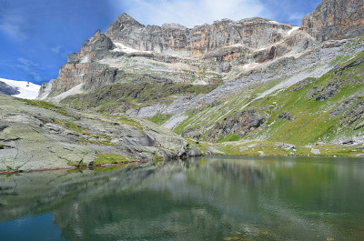 湖泊的Lozieres
