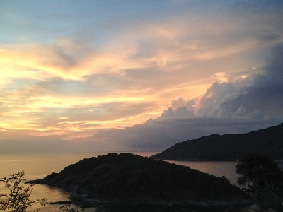 夕阳西下，泰国普吉岛，海景