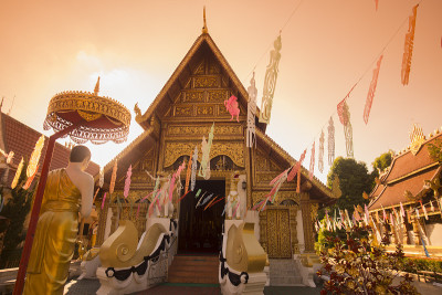 泰国清莱wat phra singh