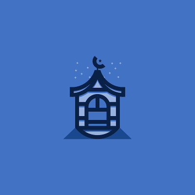 平面伊斯兰清真寺插图
