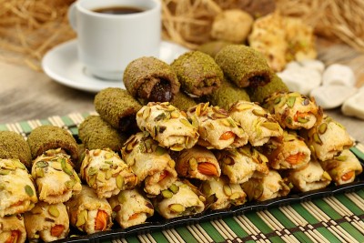 意大利糕点，饼干，饼干和咖啡