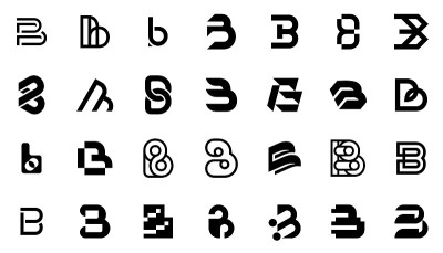 抽象标志集合用字母B