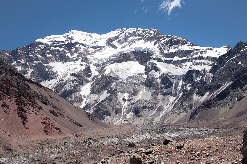 阿空加瓜山。南美洲最高的山峰