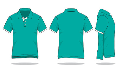 Polo Shirt Vector for Template