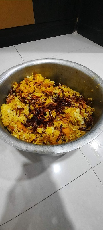 印度风格的Dum Biryani