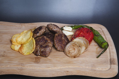 肉丸汉堡