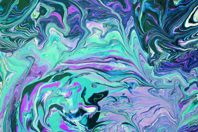 流体艺术绘画。抽象装饰大理石纹理。