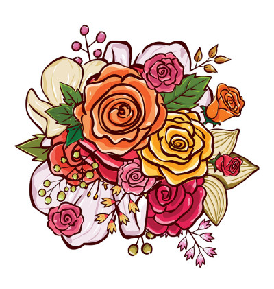 花束矢量图