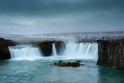 Godafoss,冰岛北部