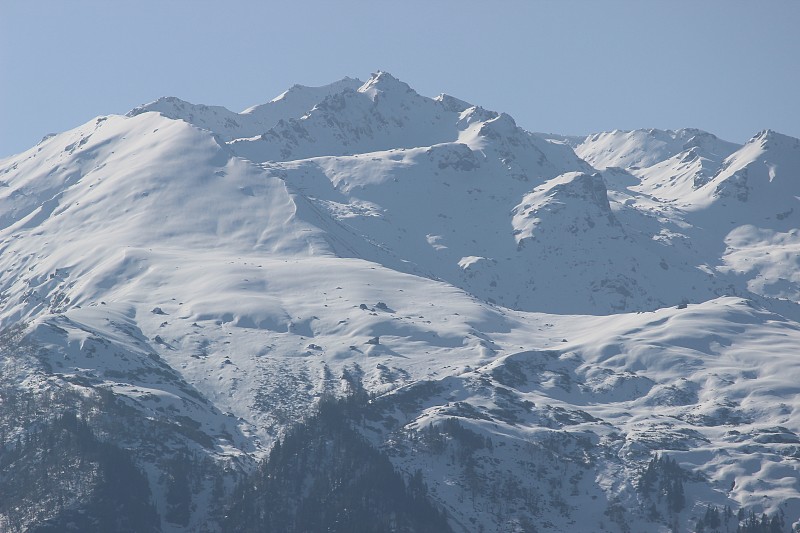 印度马纳里的雪山