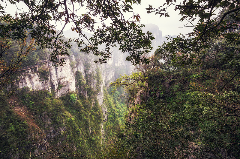 天门山景观及观景